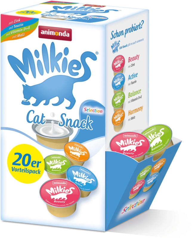 animonda Snack pour chat Milkies sélection 20x15g