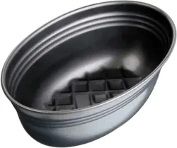 Backform Brot - Oval- in Schwarz