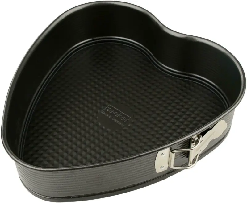 Springform Herz in Schwarz