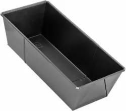 Backform Brot -Rechteck in Schwarz