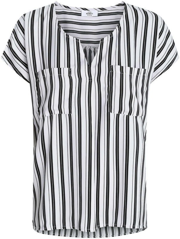 Damen Bluse mit Brusttaschen (Nur online)