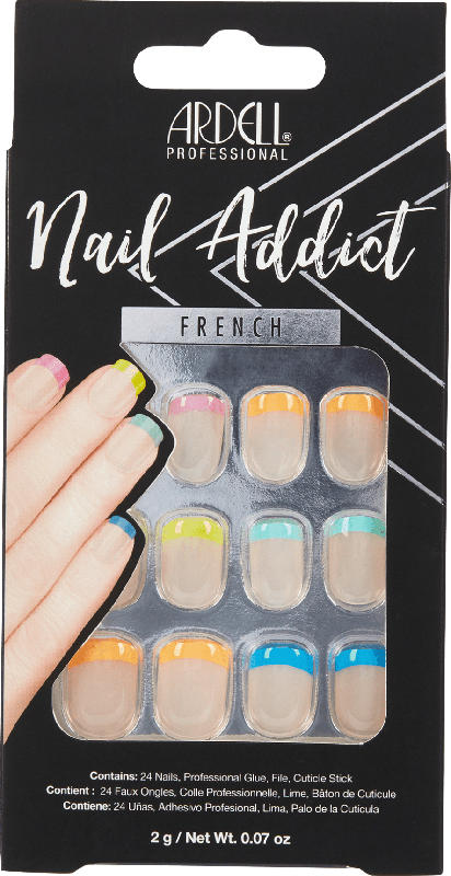 ARDELL Künstliche Fingernägel Rainbow French