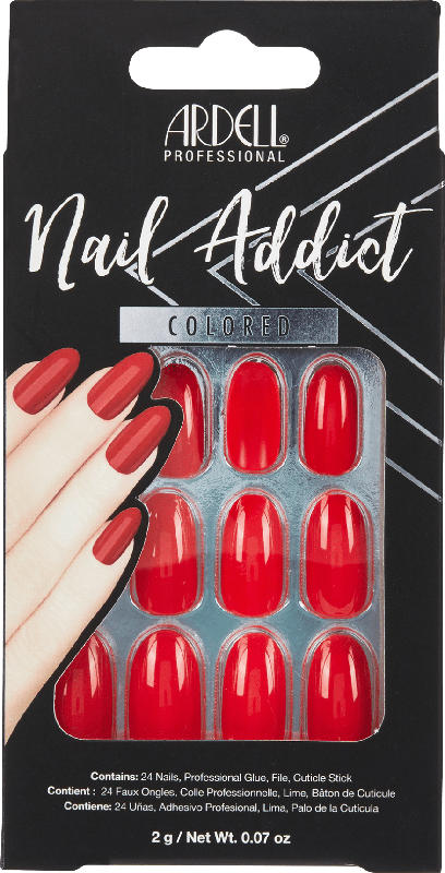 ARDELL Künstliche Fingernägel Cherry Red