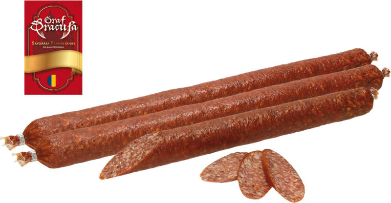 Salami mit Rindfleisch, luftgetrocknet, lagerfähig