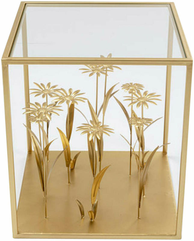 Beistelltisch Flower Meadow Gold H: 46 cm