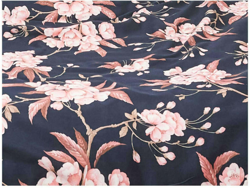 Duvetbezug Nara Dusty Pink/ocean Blue