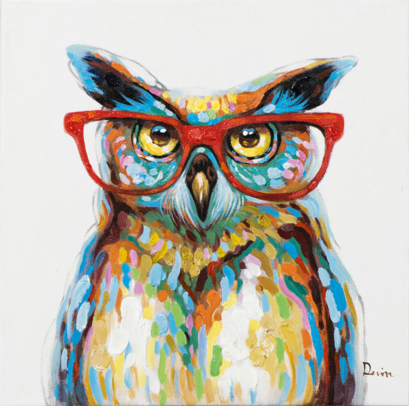 Bild Eule mit Brille