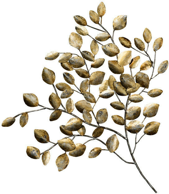 Wandschmuck Goldener Zweig