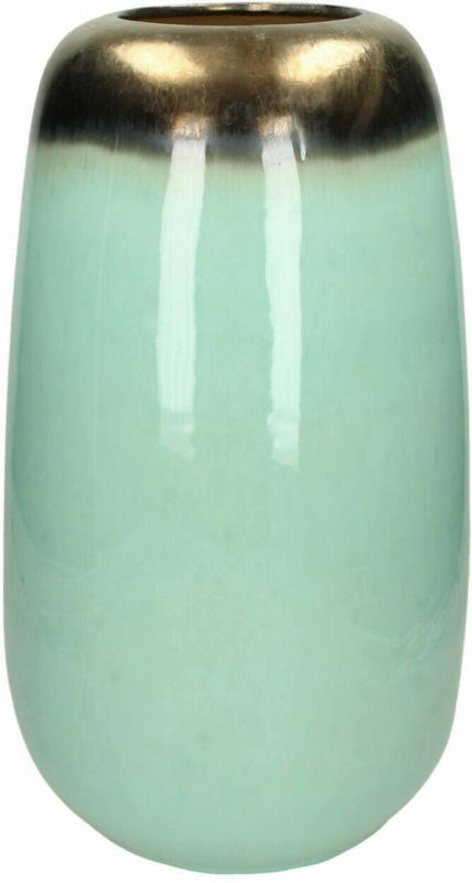 Vase Keramik Blau H: 43 cm