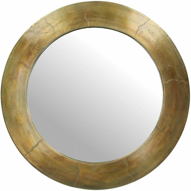 Spiegel Aluminium Gold D: 60 cm