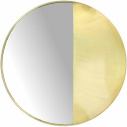 Spiegel 1/2 Metall Gold D: 60 cm