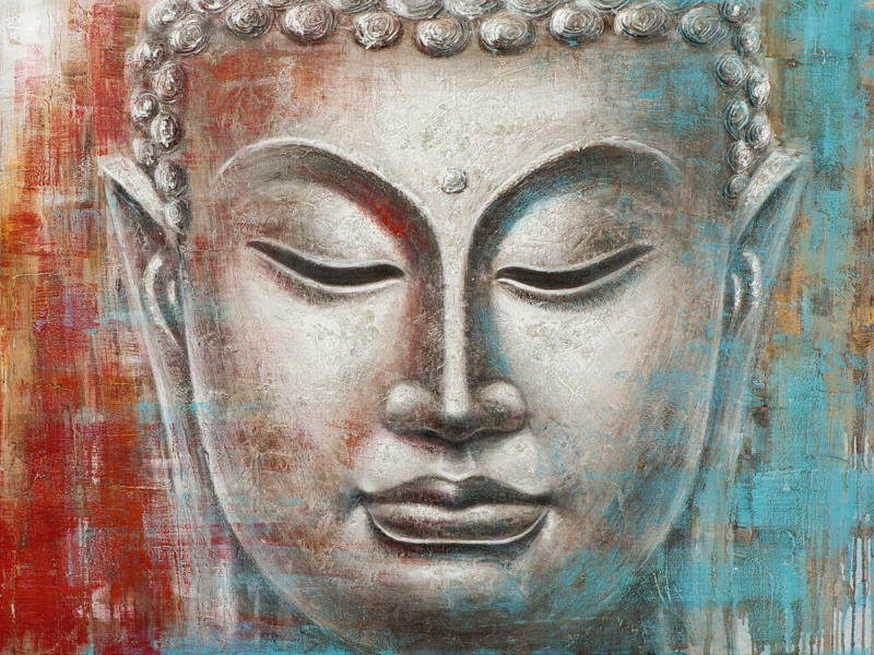 Bild Buddha, Silber