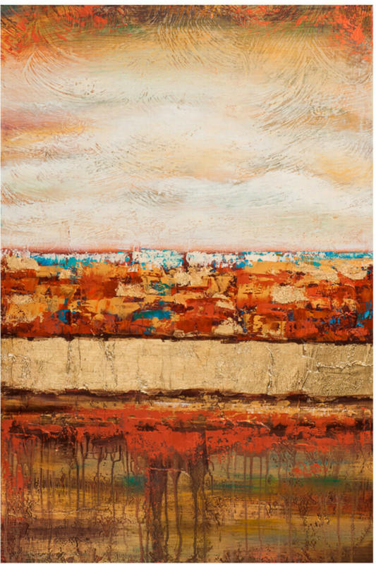Bild Abstract Sundown 60 x 90 cm