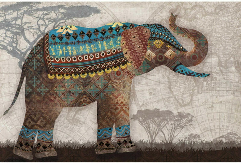 Bild Gemusterter Elefant