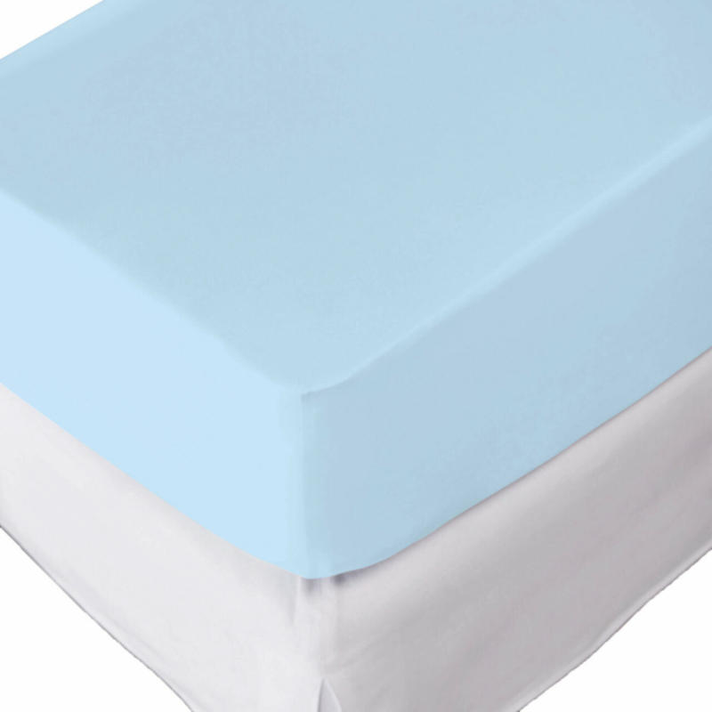 Fixleintuch Jersey Hellblau