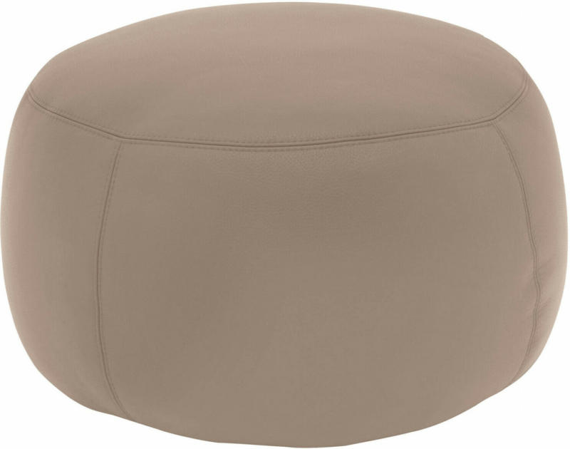 Hocker Annabelle Leder D: 60 cm