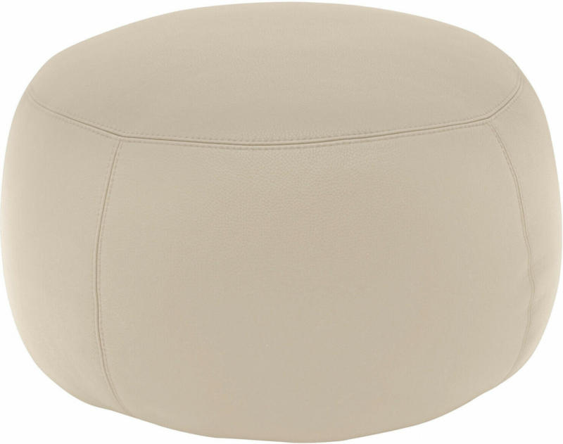 Hocker Annabelle Leder D: 60 cm