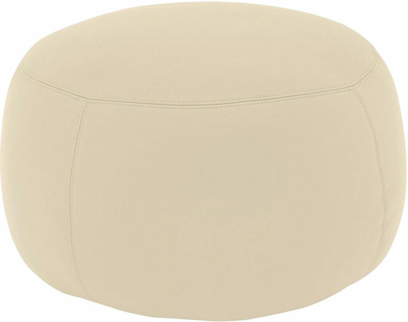 Hocker Annabelle Leder D: 60 cm