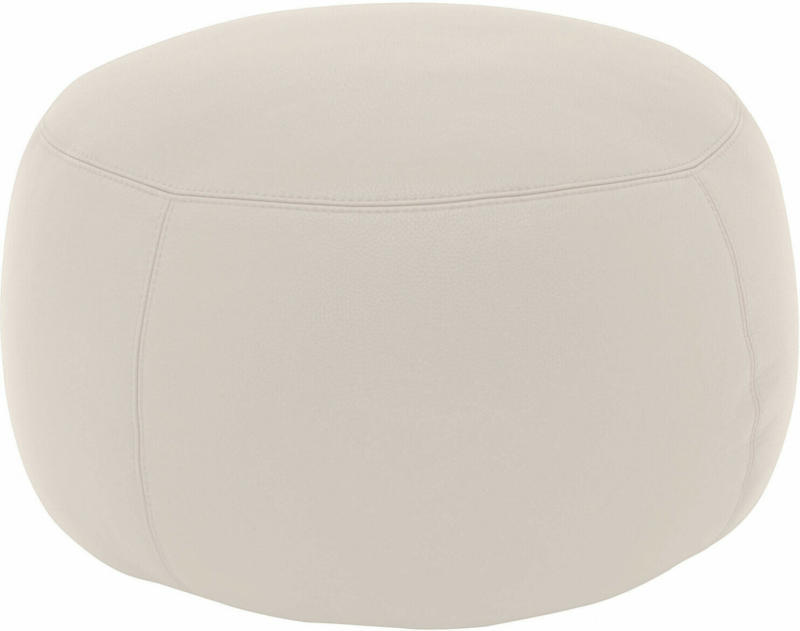 Hocker Annabelle Leder D: 60 cm