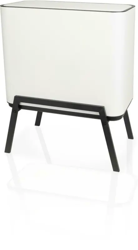 Abfalleimer Chic in Weiß ca. 40l