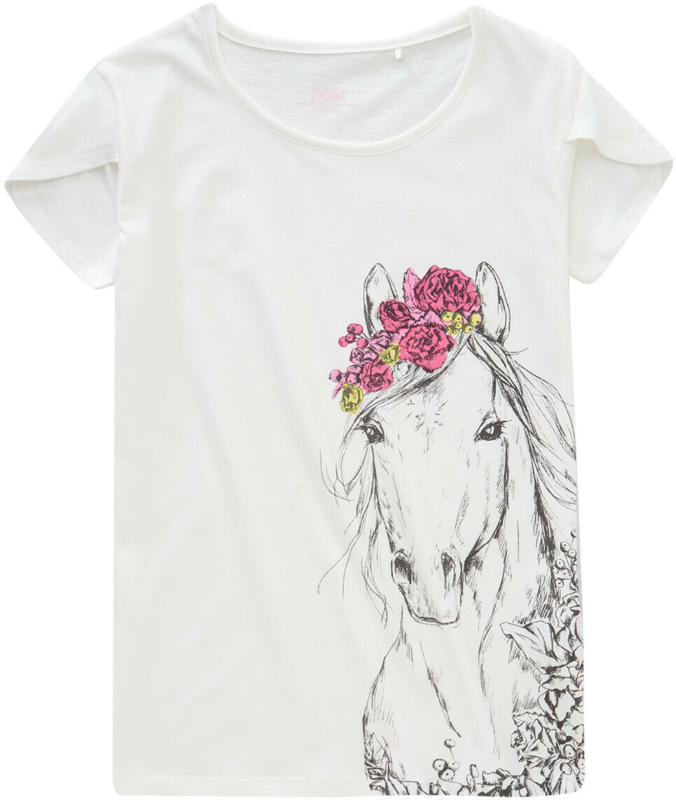 Mädchen T-Shirt mit Pferde-Print (Nur online)