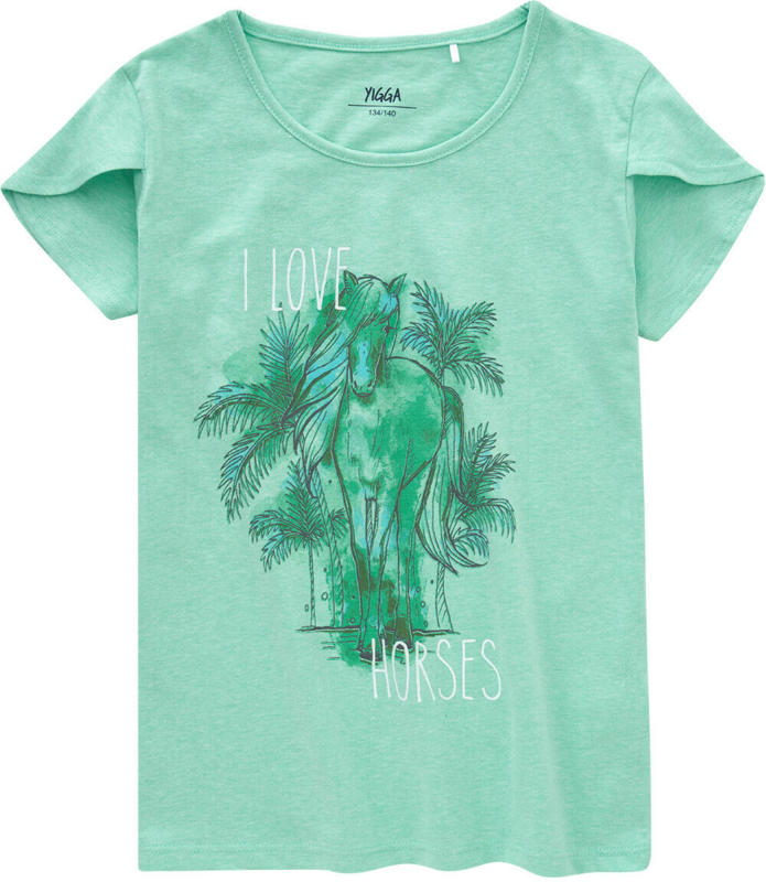 Mädchen T-Shirt mit Pferde-Print (Nur online)