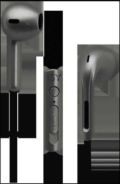 ISY Kopfhörer IIE-3700, grau