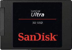 SanDisk 250GB SSD Festplatte Ultra 3D, SATA, Intern, Schreiben 525MB/s
