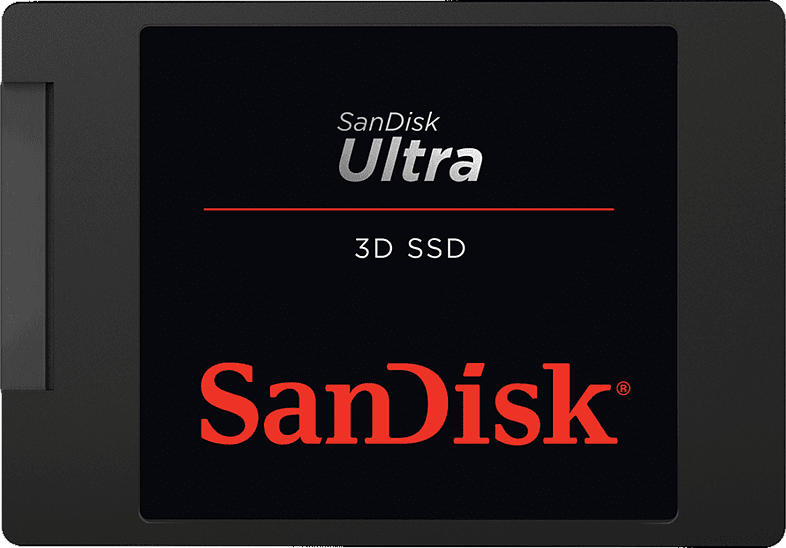 SanDisk 250GB SSD Festplatte Ultra 3D, SATA, Intern, Schreiben 525MB/s
