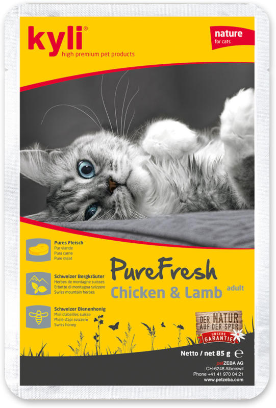 kyli PureFresh Adult Chicken & Lamb 12x85g