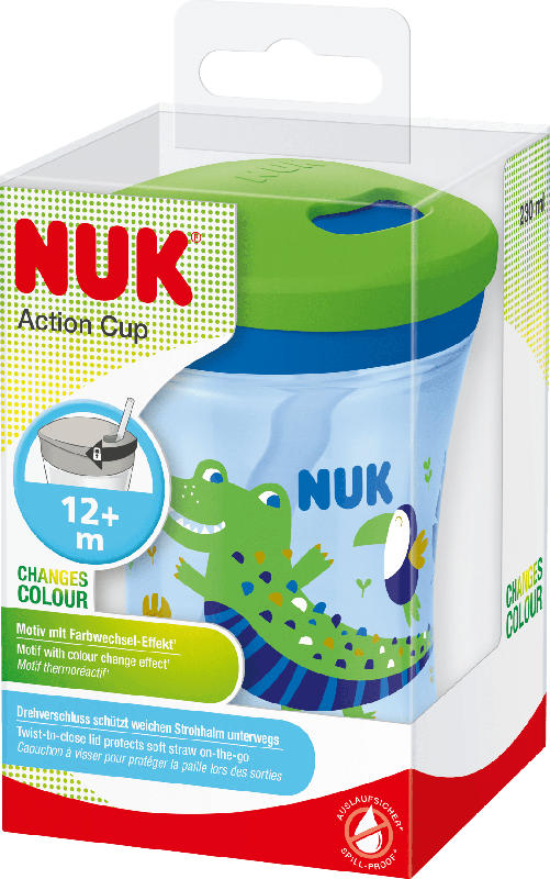 Nuk Trinklernflasche Evolution Action Cup, ab 12. Monat, 230 ml