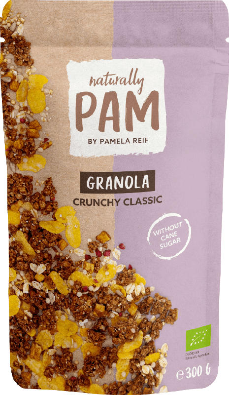 Naturally PAM Knuspermüsli, Granola Crunchy Classic