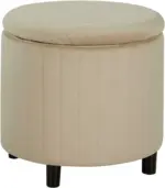 mömax Dornbirn - Ihr Trendmöbelhaus in Dornbirn Hocker in Beige Ø ca. 50x50cm