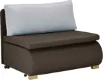 mömax Schlafsessel in Braun mit Rückenkissen