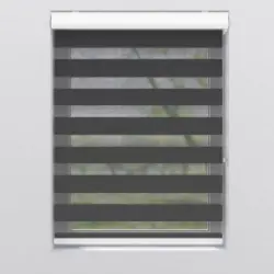 Duorollo Schwarz 115/175 cm