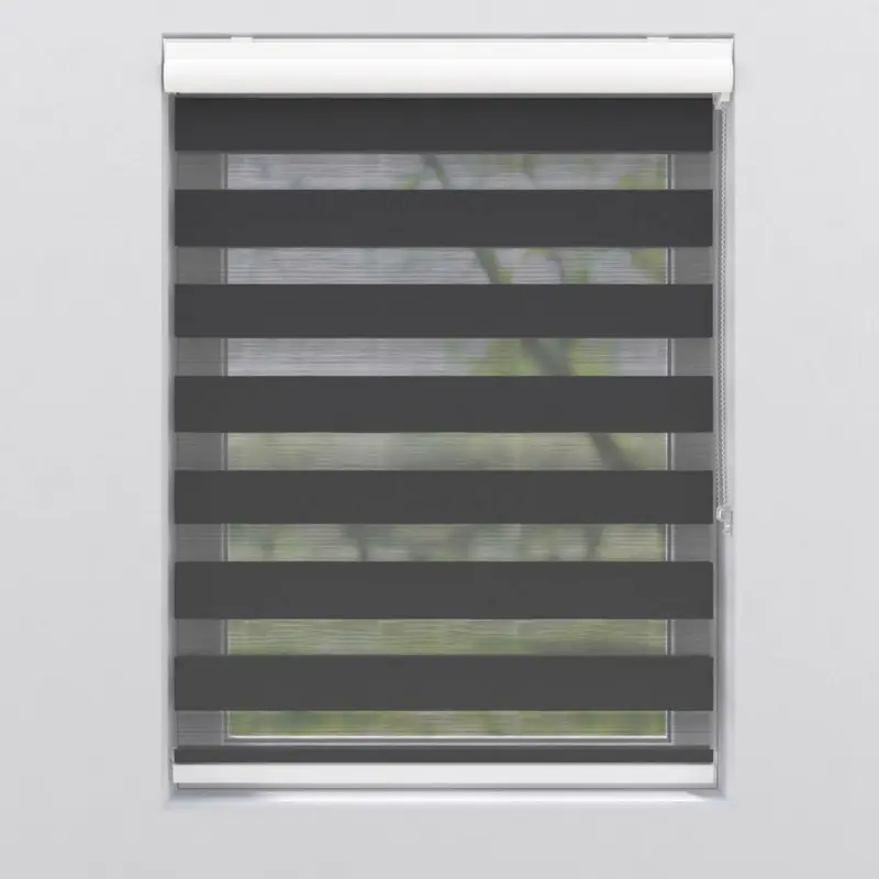 Duorollo Schwarz 115/175 cm