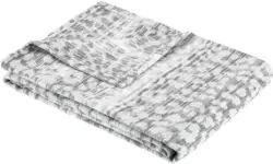 Wohndecke Sumatra in Grau/Weiß ca. 150x200 cm