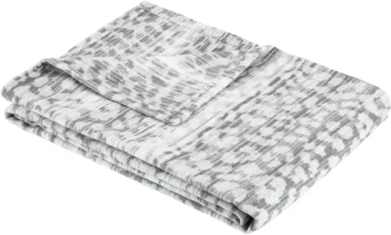 Wohndecke Sumatra in Grau/Weiß ca. 150x200 cm