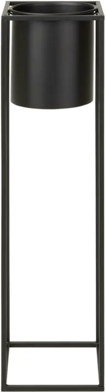 Übertopf Kiara in Schwarz
