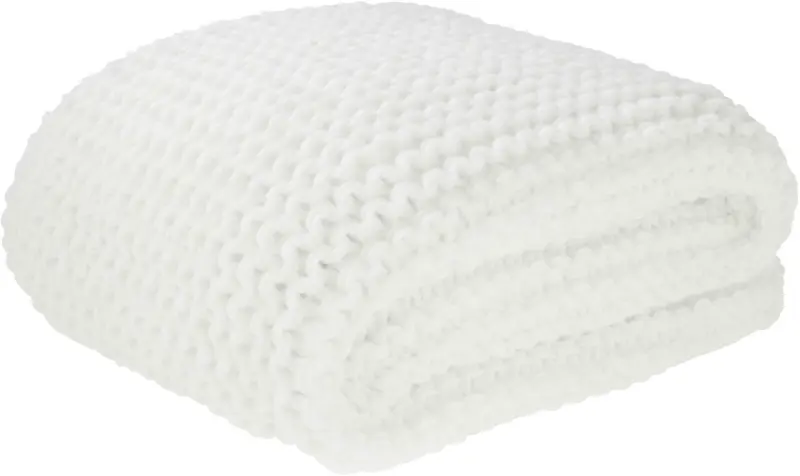 Kuscheldecke Emily in Weiß ca. 110x160cm