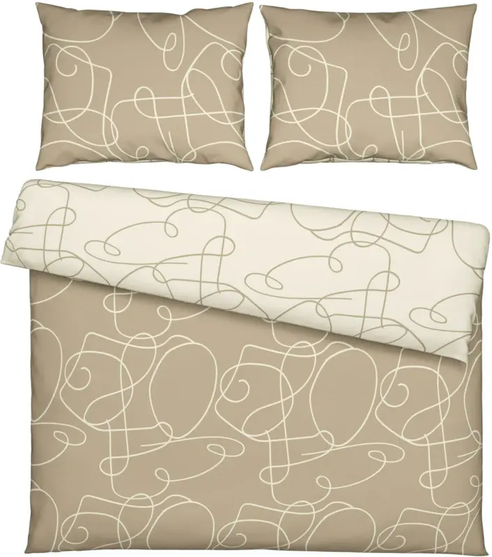 Bettwäsche Pure in Natur ca. 200x220cm