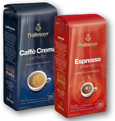 DALLMAYR CAFFE CREMA, ESPRESSO 1000G
