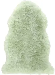 Schaffell Lea in Grün ca.90x60cm