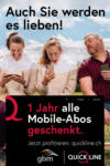Quickline-Shop WWZ 1 Jahr alle Mobile-Abos geschenkt. - al 31.07.2021