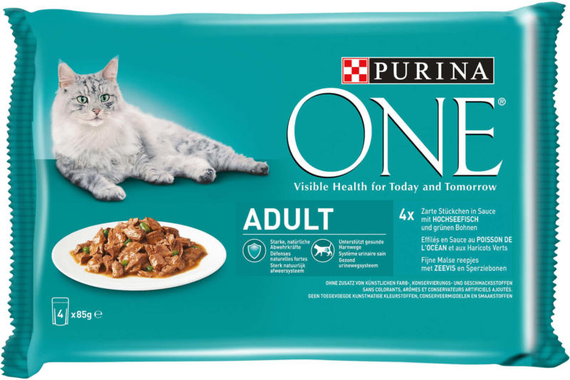 Purina ONE Adult in Sauce Ozean Fisch 6x12x85g