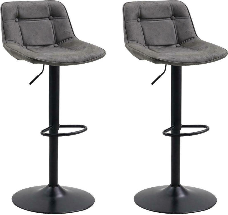 Barhocker-Set in Anthrazit ´EZRA´