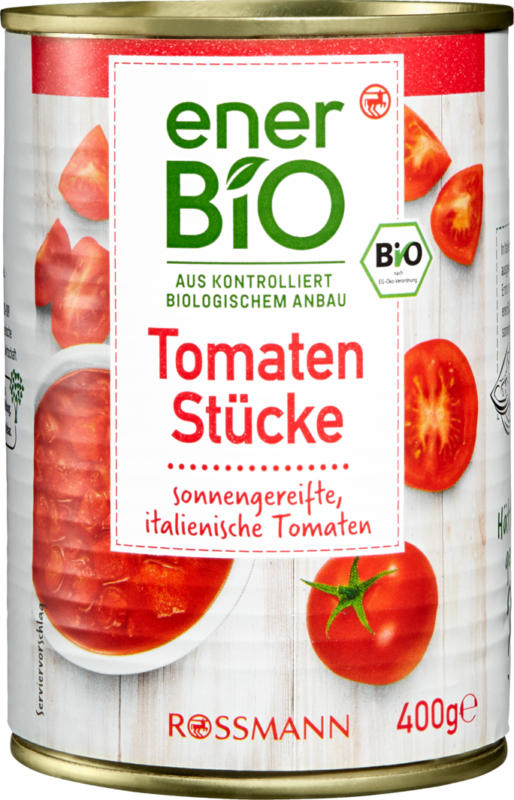 Morceaux de tomate enerBiO , 400 g