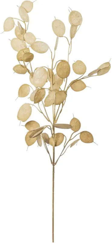 Kunstpflanze Pfenningblatt in Braun