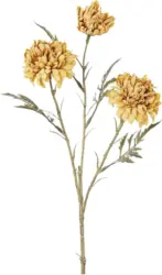 Kunstpflanze Tagetes I in Sandfarben