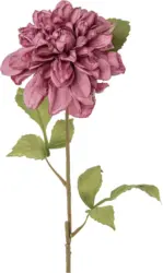 Kunstpflanze Dahlie in Kirschrot